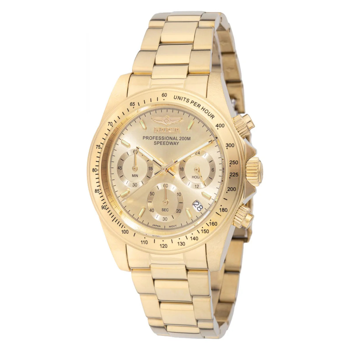 Invicta Speedway 49909 Dorado Hombre