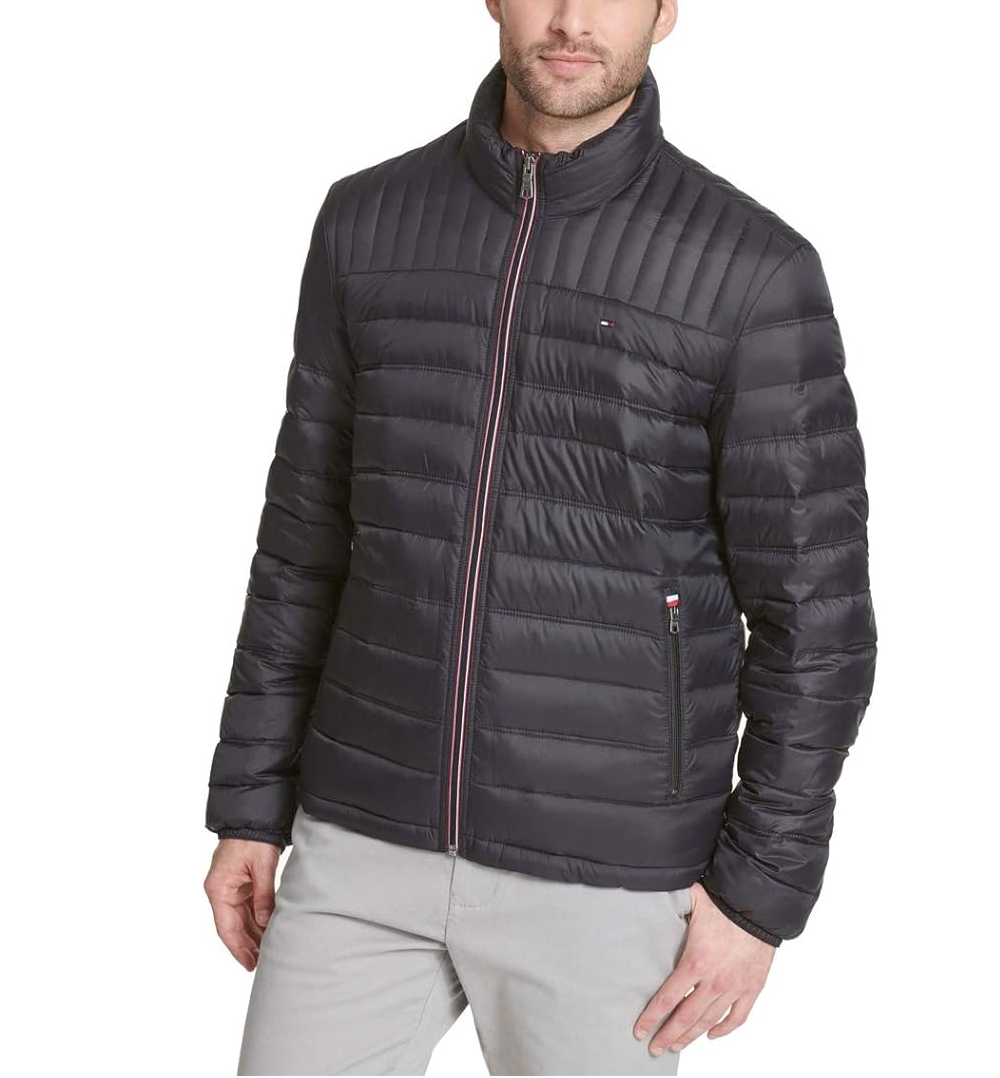 Chaqueta Tommy Hilfiger Ultra Loft Talla M Negro