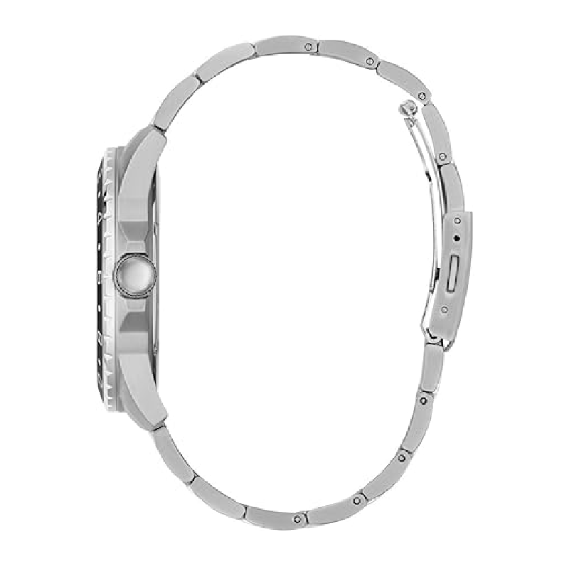 Guess Odyssey U1107g1 Plateado Reloj Hombre
