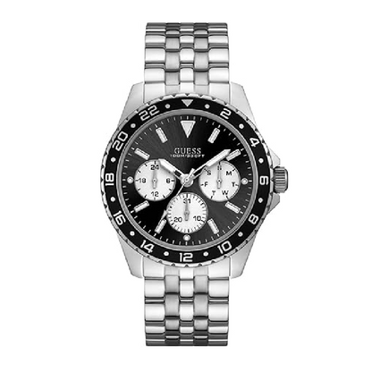 Guess Odyssey U1107g1 Plateado Reloj Hombre