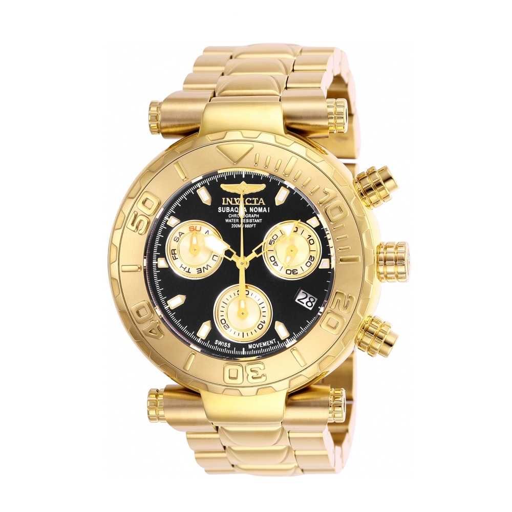 Invicta Subaqua 25800 Hombre Dorado Suizo